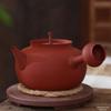 Mingde Red Clay Electric Tea Kettle - Handmade Chinese-Style Pot with Jump Lid for Healthy Brewing