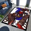 1pc Sonic the Hedgehog Western Cowboy Chair Mat - Anime Cartoon Design, Non-Slip Carpet for Office and Home Decor, Suitable for All Seasons.O091