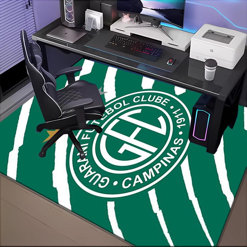 Football Club Emblem Printed Office Carpet Chair Cushion Entryway Rug, Rugs for Living Room, Bedroom Christmas gifts
