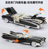 1:24 Big Rocket Roadster Sound and Light Pullback Toy Model Ornament Gift Diecast Alloy Car Model Collectible