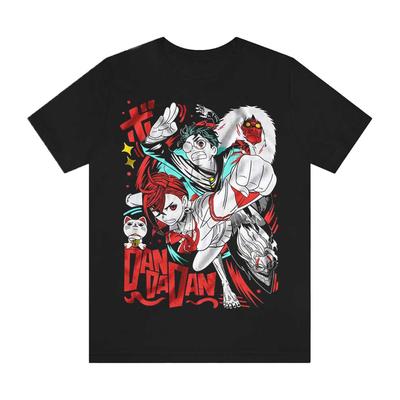 Maglietta DANDADAN Anime Design Speciale Top Tee Unisex, Maglietta Anime Manga JP Top Tee Taglie Complete