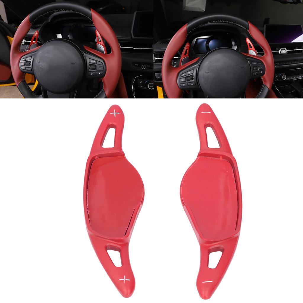 2pcs Ste ing Wheel   Paddles Aluminum Alloy Car Int ior Decoration Accessories Replacement for GR   A90 2019‑2022