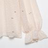 TAOP&ZA Summer Women's Elegant Ruffle Tie Layered Shirt Top