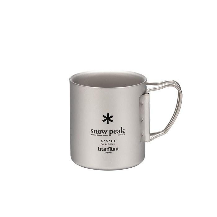 Snow Peak Titanium Double Mug 220ml (MG-051FHR)