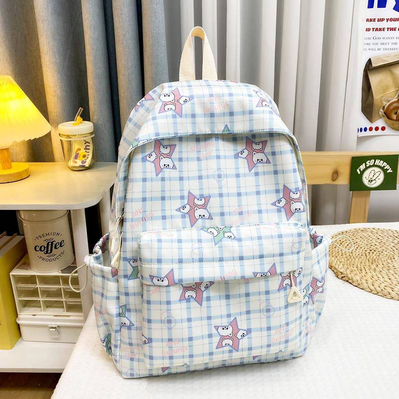 Rucsac usor de mare capacitate Rucsac pentru femei cu imprimeu desenat