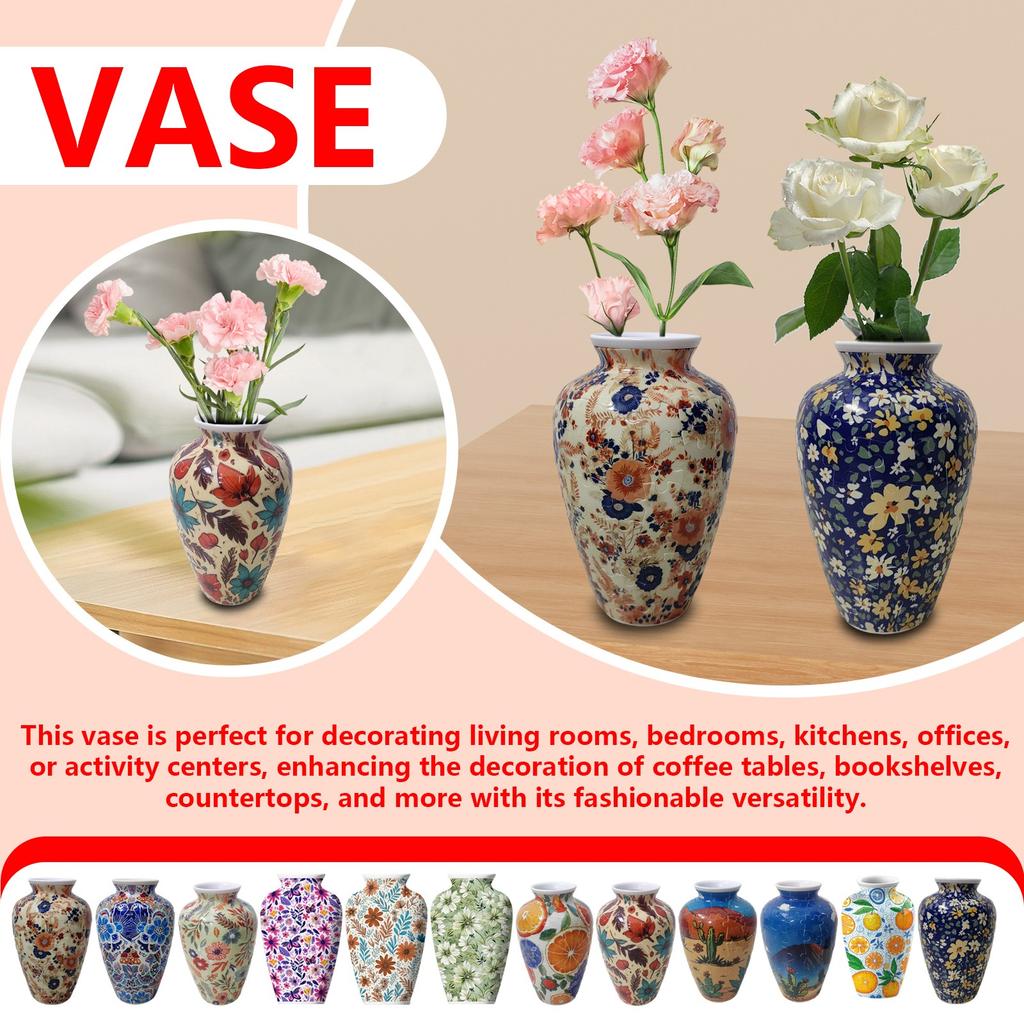 3D Puzzle House Vase Decorative Piece – DIY Floral Container For Living Room Decor