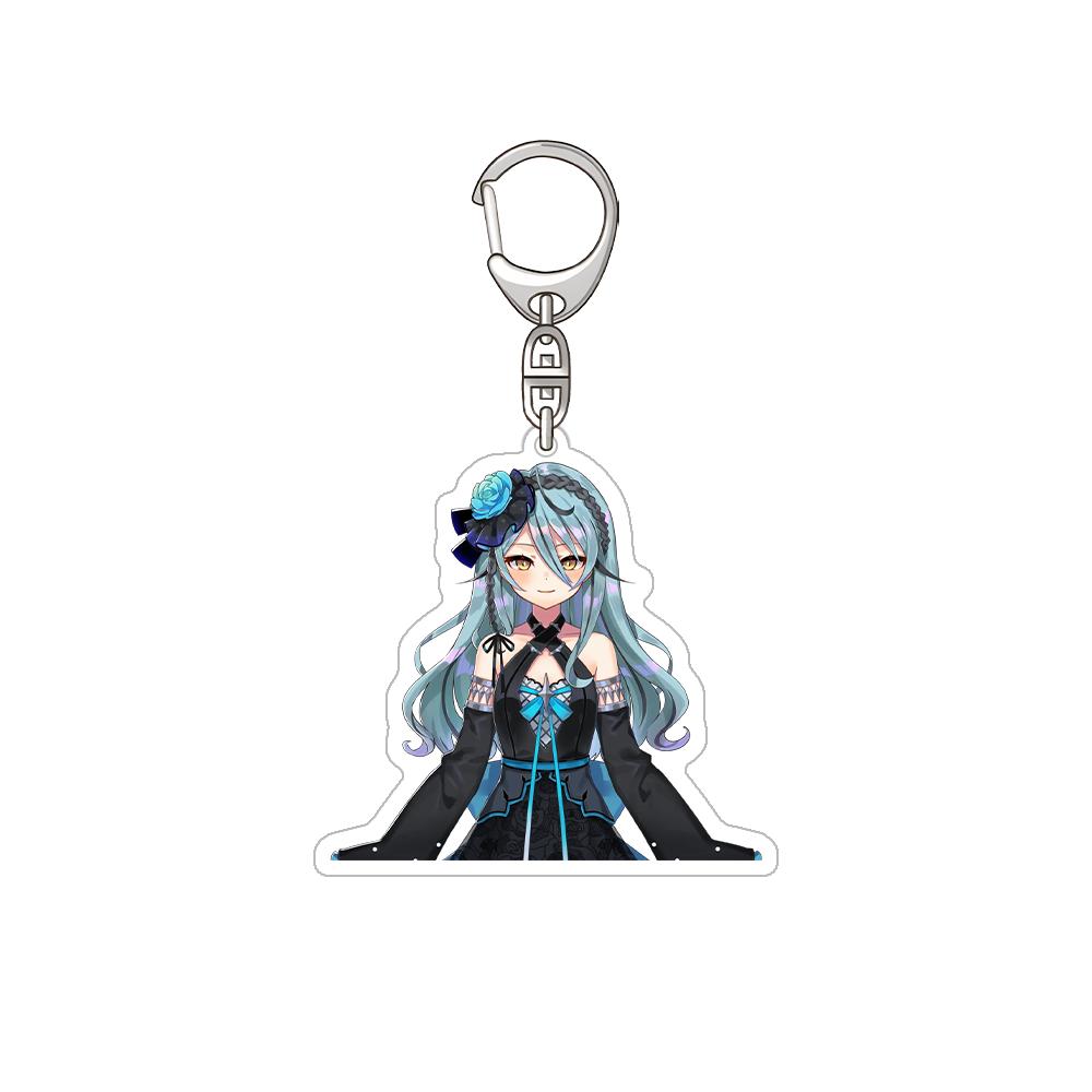 NIJISANJI Shikinagi Akira Genzuki Tojiro KOyanagi Rou Harusaki Air Sister Claire Official Acrylic Keychain Bag Pendant Fans Gift