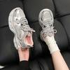 Fashion Women's Luxury Platform Sneakers Fashion Casual Shoes Women Mesh Breathable Running Shoes Vulcanized Shoes zapatillas de mujer