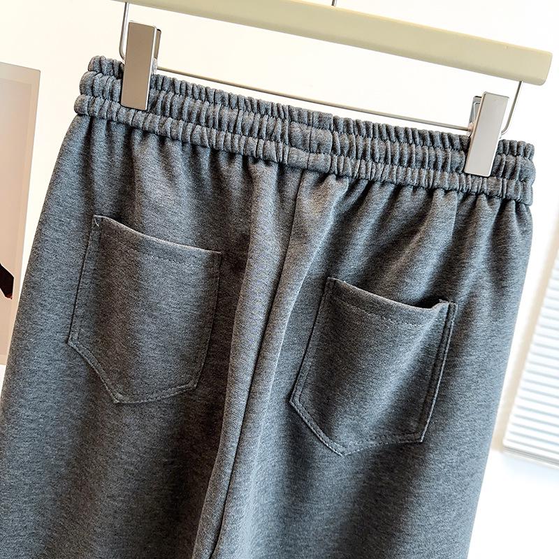 2025 Plus Size Women's Slimming Casual Cuffed Sweatpants