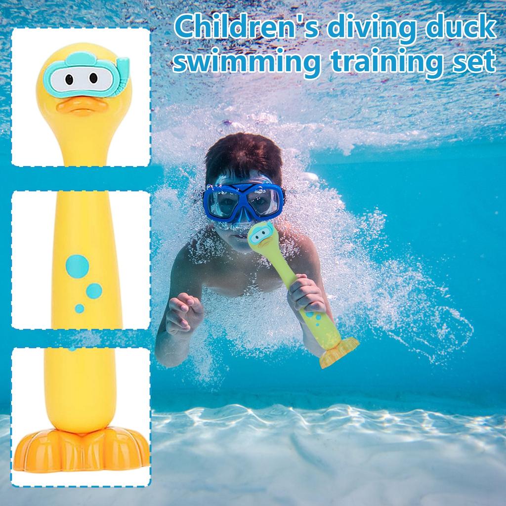 Kids Diving Pool Toys Set – Breath-Holding Swim Training Sticks And Rings For Underwater Play