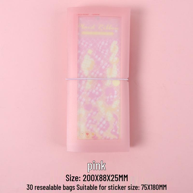 A6 Large Capacity Photo and Card Album with Insert Pockets for Stickers, Tickets, Invoices, and Memo Collection.