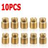 10pcs Carburetor Main Jet Kit for Honda GX160 GX200 PWK Keihin OKO CVK Carb Gold