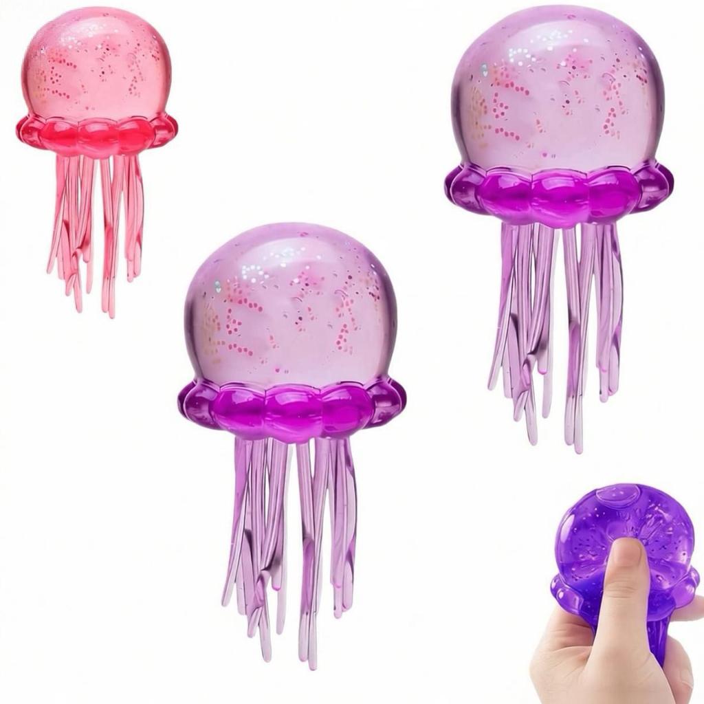 Needoh Medusa Squishy Morbido Giocattolo Antistress Carino Rilassante da Spremere Giocattolo Sensoriale Bambini Taglia Grande Anti-Ansia Concentrazione ADHD Fidget
