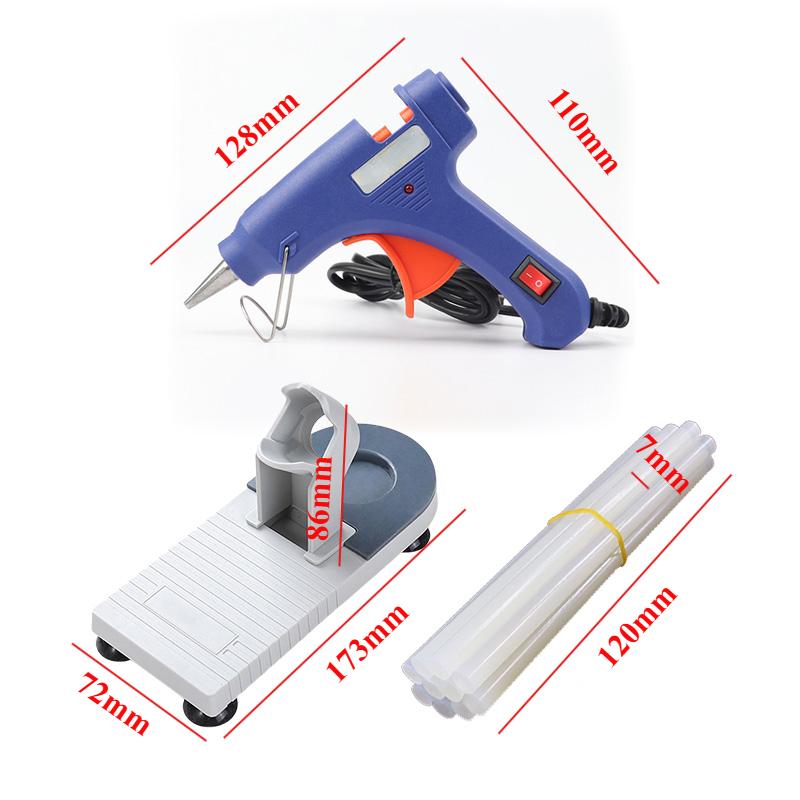 20W Hot Melt Gun Handmade DIY Accessories Children Hot Melt Seal Fire Glue 7 Mm Caliber Household Hot Melt Gun Set Home Repairs
