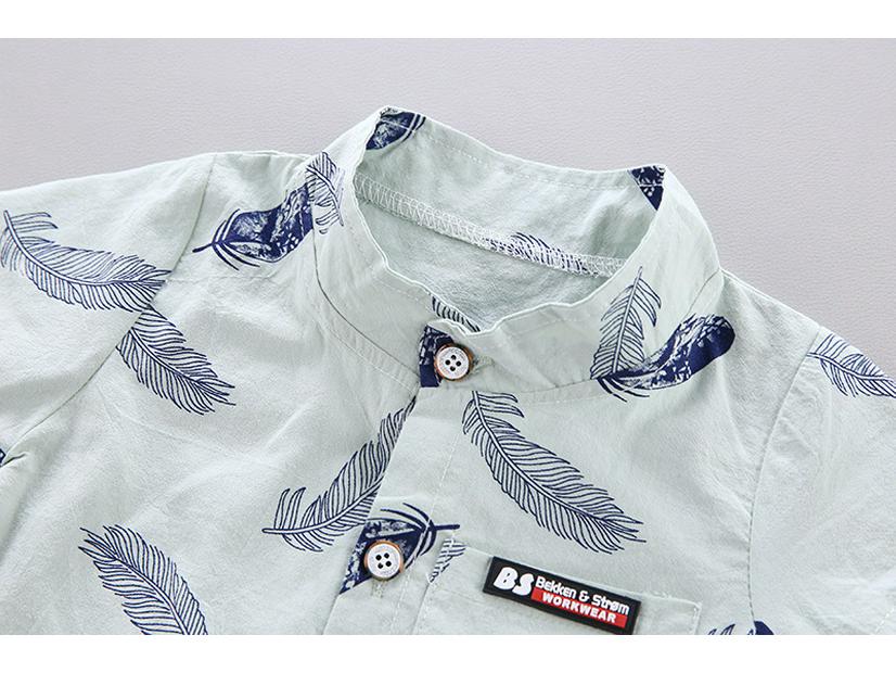 Summer Boys' Infant Two-Piece Short-Sleeved Suit - Trendy Children's Clothing