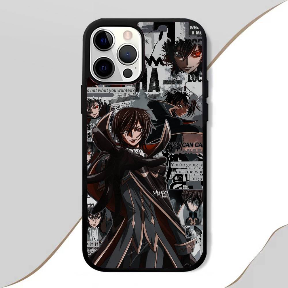 Anime C-Code Geass Phone Case Mobile Suitable For Apple 17 Air 16 PRO MAX 15 14 13 12 11 Patch Black Hard Shell