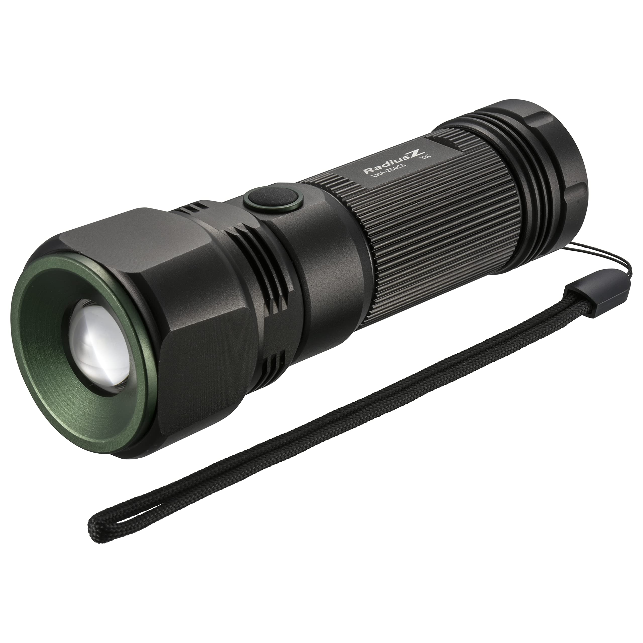 

Светодиодный зум-фонарь OHM ELECTRIC 500 лм Использует 3 батарейки АА часов непрерывной работы Водонепроницаемый IPX6 Белый светодиод (Макс / / 9.5 / / / Черный) LHA-Z50C5 чёрный