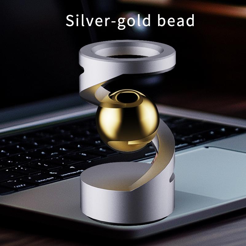 

Metal Magnetic Levitation Desktop Toy Anti-Gravity Spinning Gyroscope Relieve Stress Office Decompression Toy Children S Gift