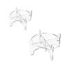 Acrylic Beverage Kettle Support Bracket Transparent Foods Organizer Stand  Kitchen