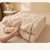 Tafu Velvet Three-layer Jacquard Blanket with Thickened Carved Patterns for Warmth Comfort Leisure Durability Striped Blanket