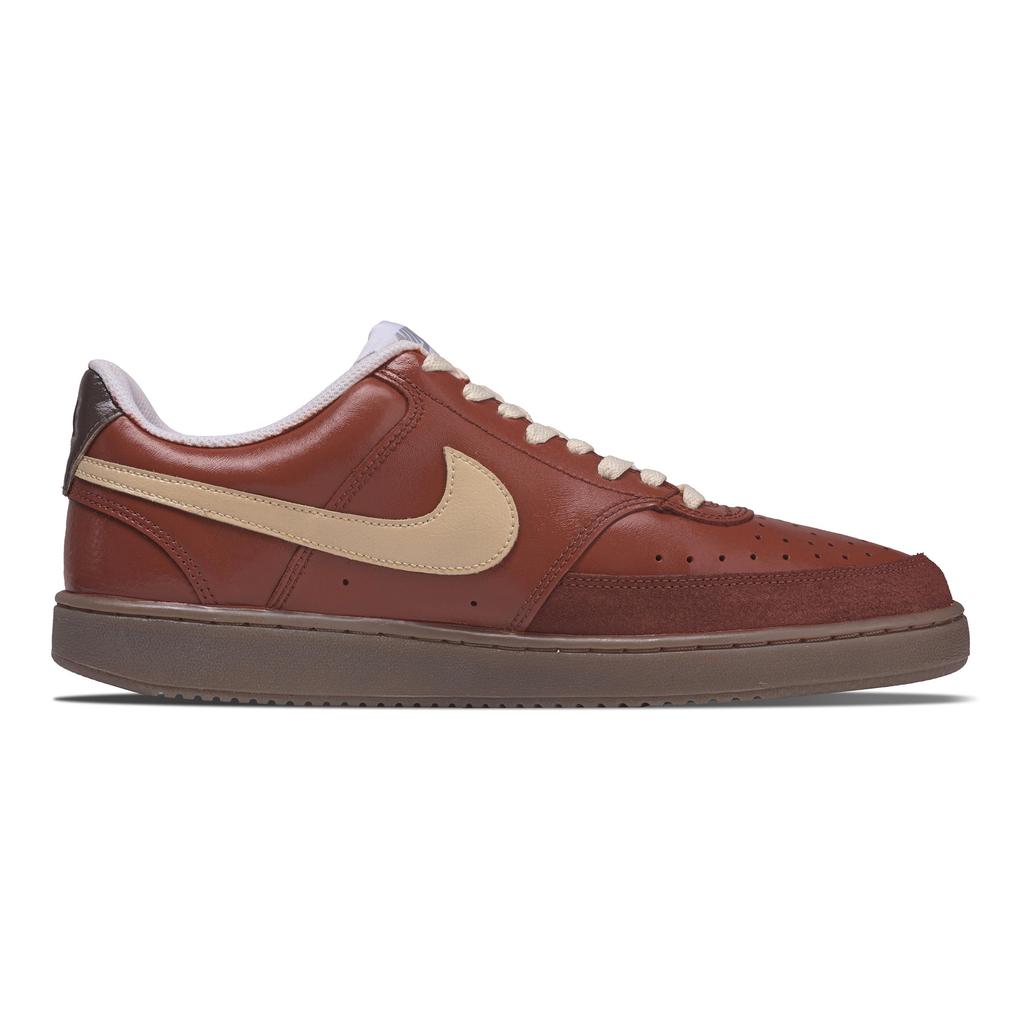 Nike Court Vision Crimson Gold Shadow Abrasion Resistant Abrasion Resistant Low Top Skateboard Shoes Men's Red HV2530-100(Team1856-)