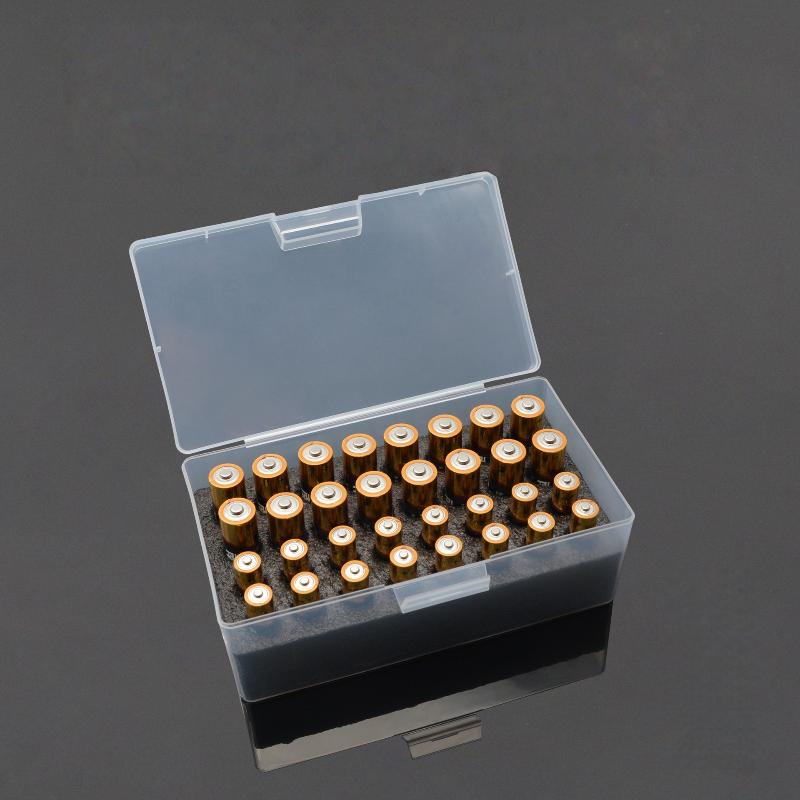 1/3/5Pcs Battery Storage Box Holder Organizer for 64 AA AAA Batteries Home Garage Drawer Storage Case Battery Organizer