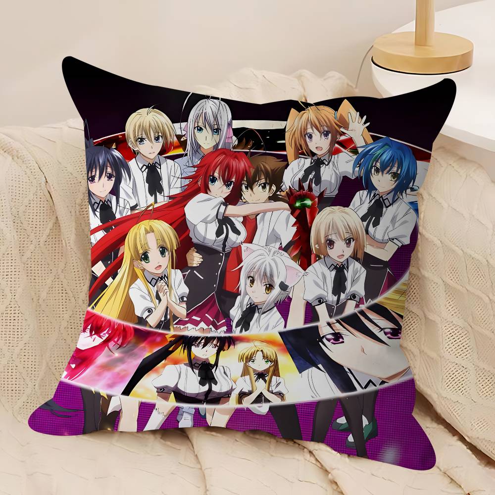 Anime H-High School DxD Față de pernă Husă de pernă pentru canapea Decorare cameră de acasă Cadou pentru copii