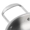 Ramen Pot Binaural Heating Evenly Noodle Pot Steel Color Eco Friendly Korean Ramen Pot for Spaghetti Soup Porridge Noodle