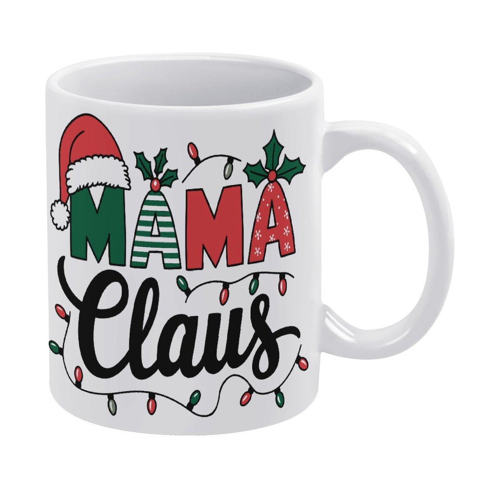 

1pc 11oz blank ceramic mug, double-sided printed tea coffee cup, glossy white finish, solid handle, modern minimal look for daily enjoyment белый