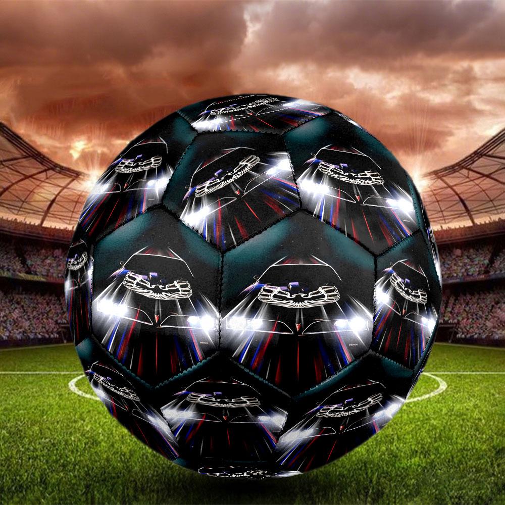 Knight Rider Print Size 5 Soccer Ball, Standard Match Football for Sports Game and Team Practice, Ideal Gift for Soccer Fans