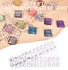 kads 24tips*2pcs Nail Art Display Board False Nail Tips Clear Acrylic Gel Polish Color Card Palette Nail Art Practice Tool