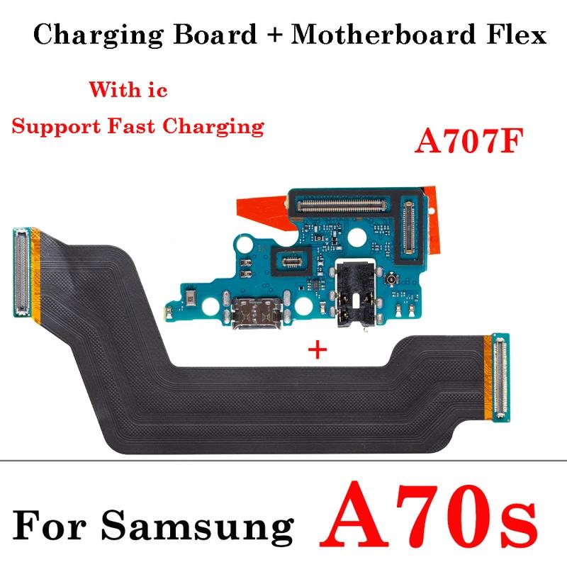 USB charging port main mother board flex cable for Samsung a21s a217f A30s a307f A32 4G a325f a325m A33 5G a236b a70s a707f