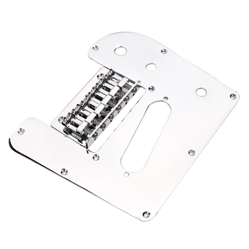 Battipenna per Guitarra Lap Steel Argento con Set Ponte Parti Elettriche