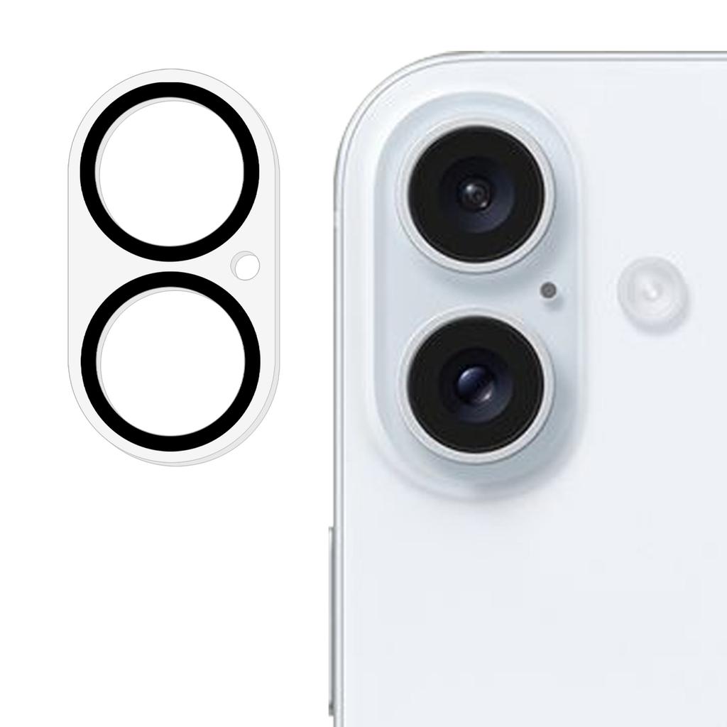 For iPhone 17 Camera Lens Protector Built-In Black Circles Tempered Glass Lens Film