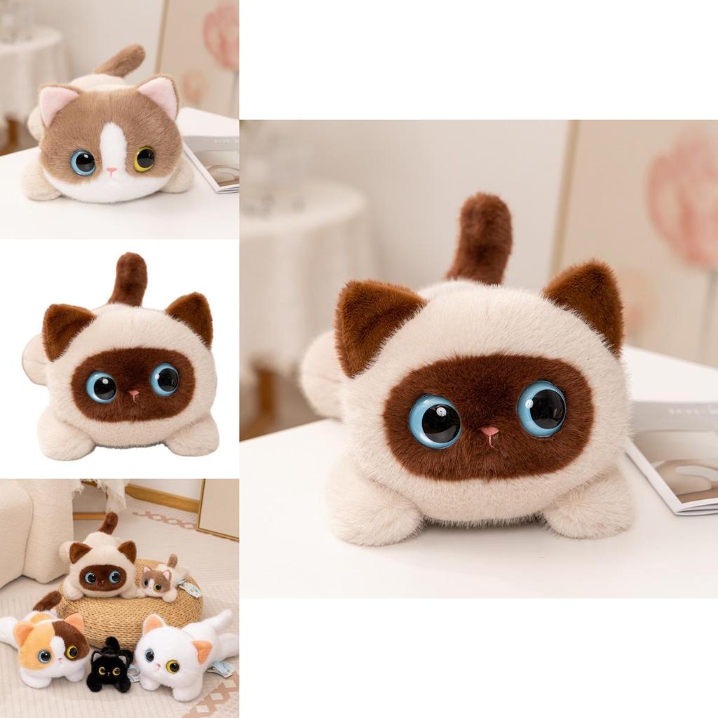 Cat Plush Toy With Soft Polyester Filling For Bedroom Decor And Gifts