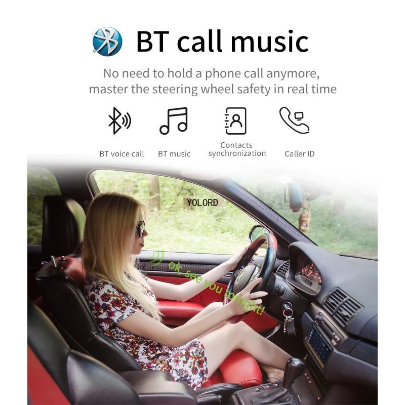 2 Din Car Audio 7 Inch QLED Display Android  MP5 Wireless Android Auto CarPlay Touch Screen  Car Radio FM