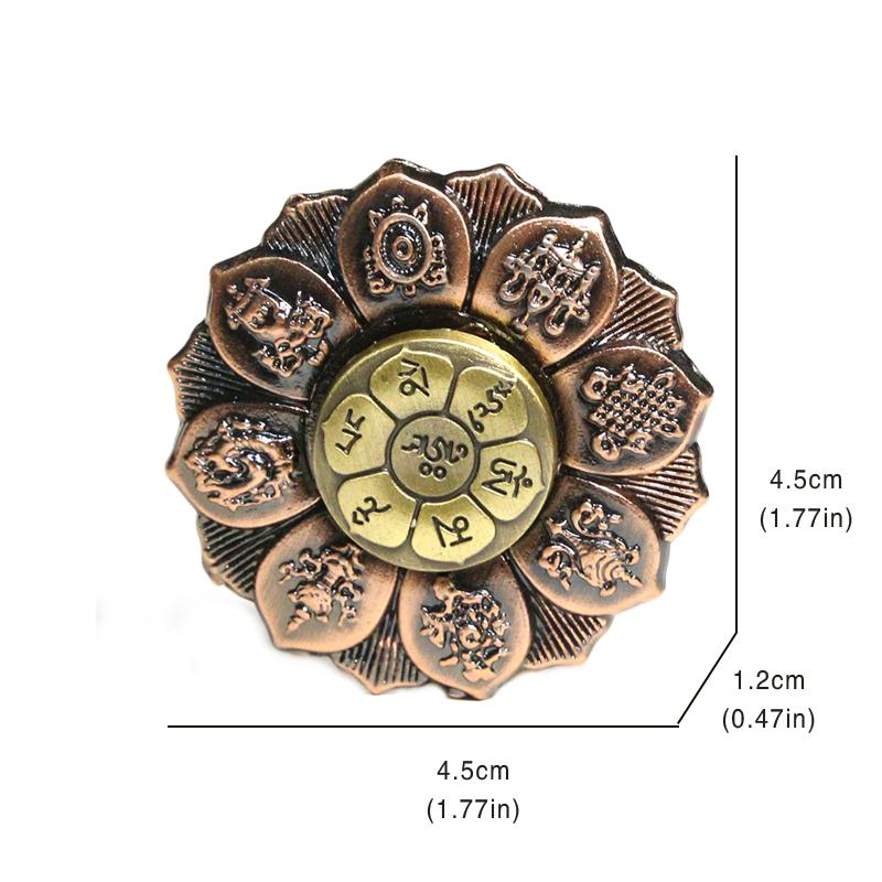 Lotus Flower Fidget Spinner Metal Hand Spinner for Autism Rotation Anti Stress Toys Fidget Toys Kids Children Gifts