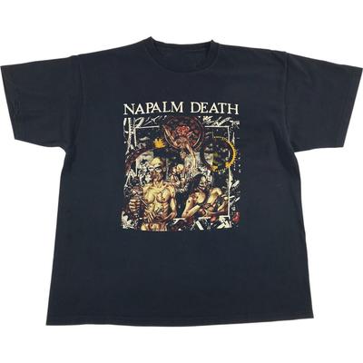 Vintage 1992 Koszulka Zespołu Napalm Death Krótki Rękaw Czarna S-5XL SG261 DARMOWA WYSYŁKA Unisex Koszulka