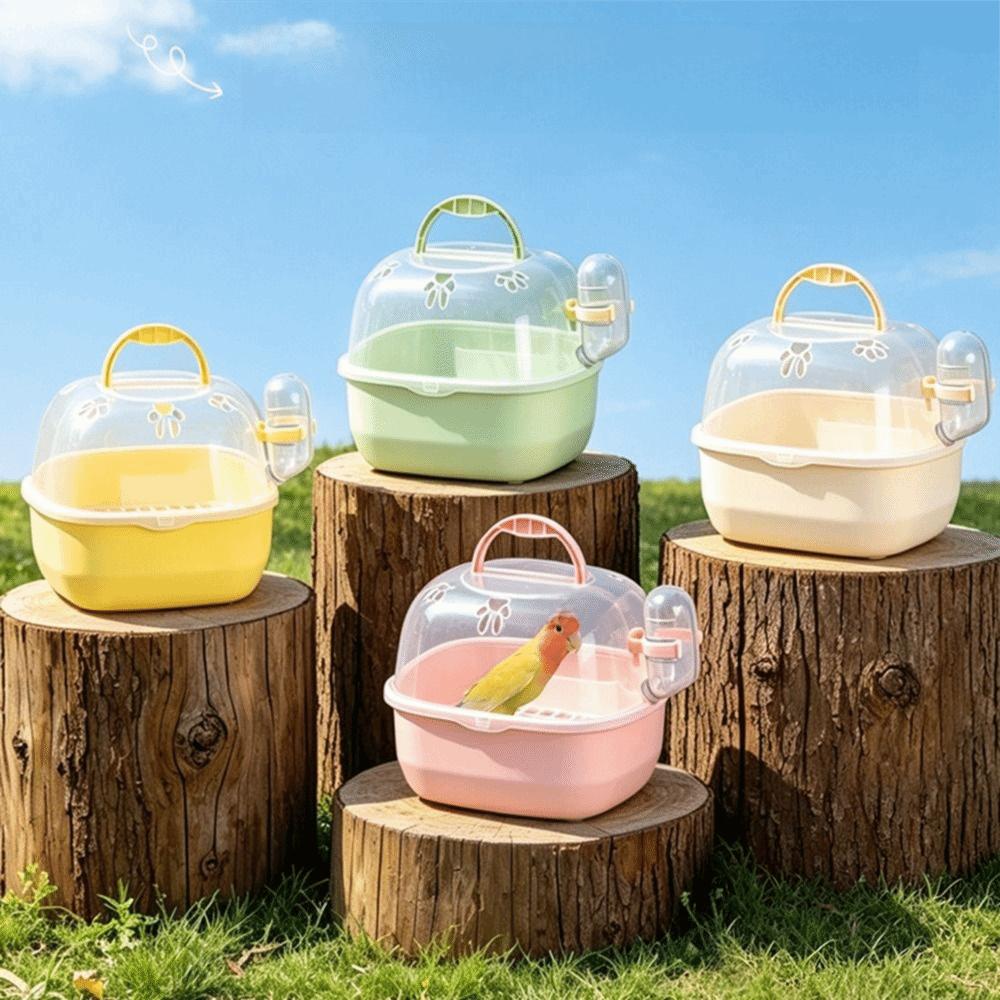 Breathable Travel Bird Cage Large Space Small Animal Carrier Bird Outgoing Case Small Pet