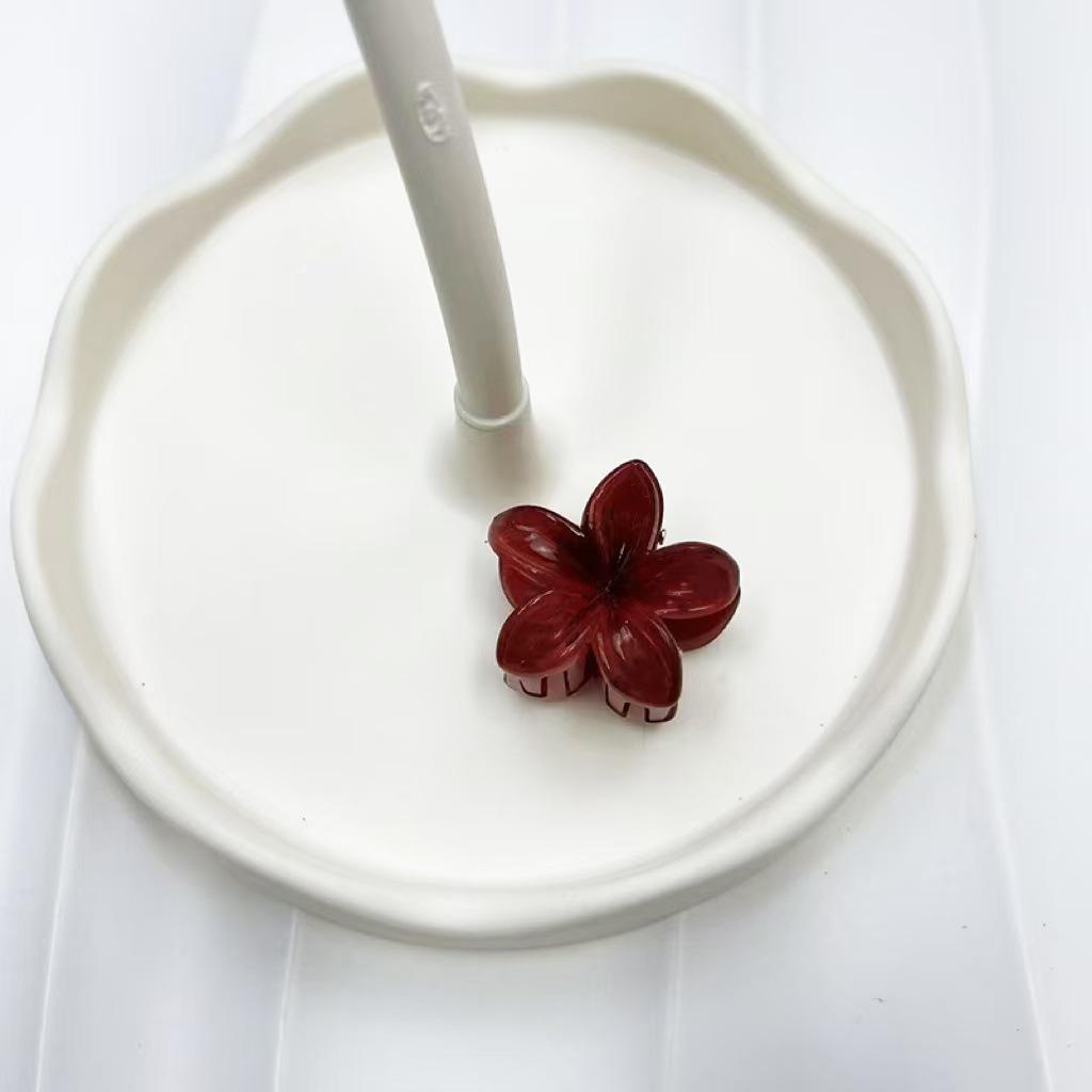 Europäische & Amerikanische Frangipani 4cm Strandurlaub Mode Haarspange