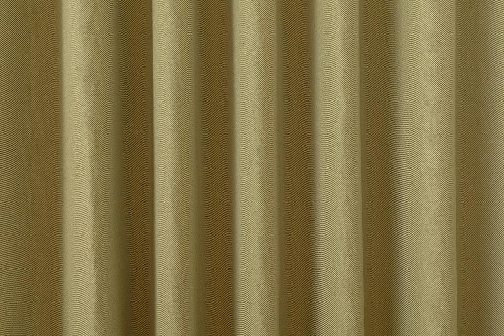 Univer Drape Level 2 Light Flame Shape 150cm Wide x 230cm Stacy Curtains, Blocking, Retardant, Memory, Long, Washable, Green,