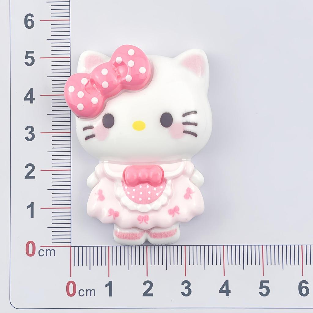 Cartoon Resin Accessories: Strawberry Melody Hair Clips, Keychains, Crocs Charms