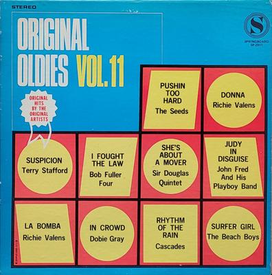 LP Record VARIOUS - Original Oldies Vol. 11 SPB2011 SPRINGBOARD US Pop Used