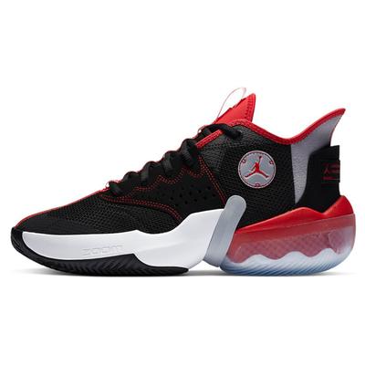 Buty do koszykówki React Elevation Męskie Mid top Czarno/Biało/Czerwone Jordan CK6617-006