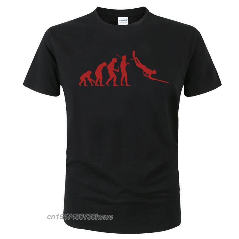 Evolution Spearfishing Spear Fish Scuba Dive Diving Fishing Print T Shirt Cotton Crew Neck Unisex Clothing Tees