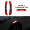 AAFM1 For Skoda Car Wheel Eyebrows Reflector Sticker Strip Safety Warning Reflective Accessories Fabia Kamiq Superb Scala Enyaq-iV MK3