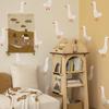 Silly Goose Wall Stickers Self-Adhesive Wall Decals Peel And Stick Cartoon Goose Stickers for Kids Room Playroom Nursery Decor