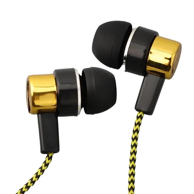 אוזניות In-Ear חוטיות 3.5 מ"מ 2 קופסאות בסיסיות בס סטריאו אוזניות קטנות אוזניות למובייל ביטול רעשים אוזניות סטריאו בס מעולה