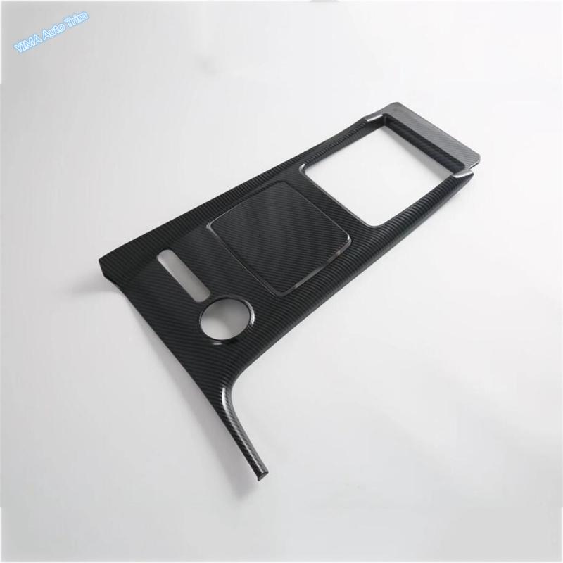 ABS Carbon Fiber Look Gear Shift Panel Control Center Console Stall Sequ Cover Trim For GEELY GALAXY E5 / EX5 2024 2025