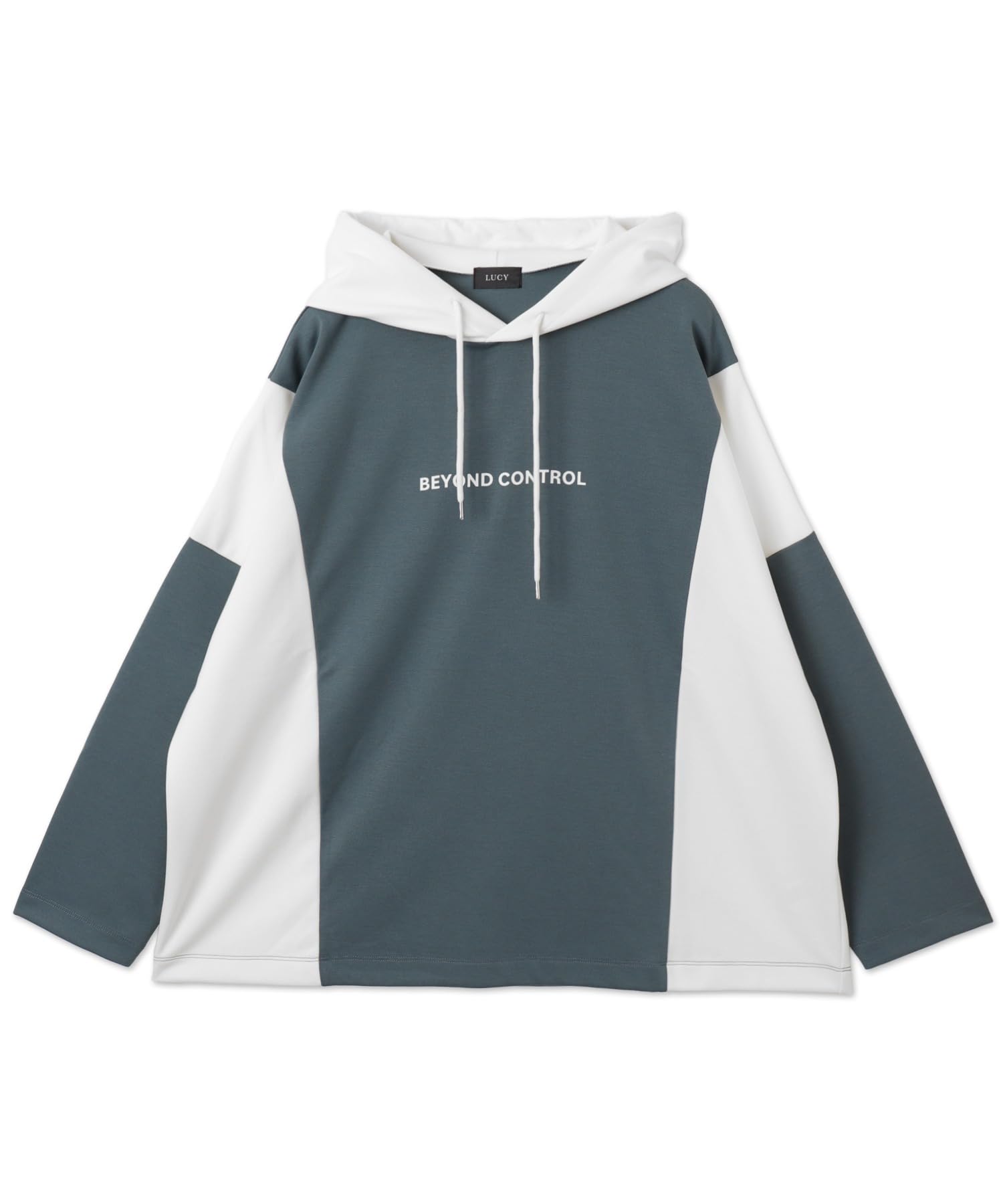 

WEGO Oversized Long Sleeve Dolman Ponte Hooded Casual Korean Perfect for and Size Blue Men s T-Shirt, Style, Spring, Autumn, Winter, M, синий